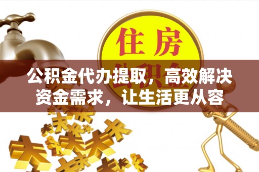 头屋公积金代办提取，高效解决资金需求，让生活更从容