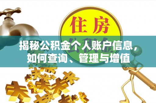 头屋揭秘公积金个人账户信息，如何查询、管理与增值