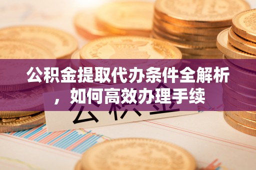 头屋公积金提取代办条件全解析，如何高效办理手续