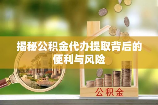 头屋揭秘公积金代办提取背后的便利与风险