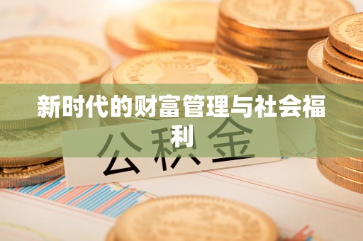 头屋新时代的财富管理与社会福利