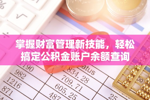 头屋掌握财富管理新技能，轻松搞定公积金账户余额查询
