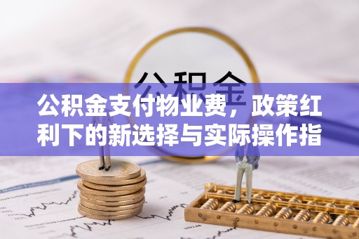 头屋公积金支付物业费，政策红利下的新选择与实际操作指南