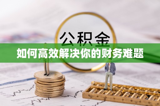 头屋如何高效解决你的财务难题