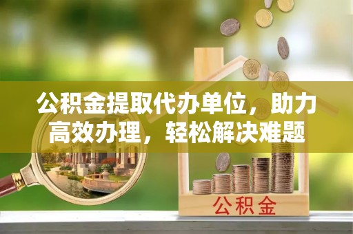 头屋公积金提取代办单位，助力高效办理，轻松解决难题