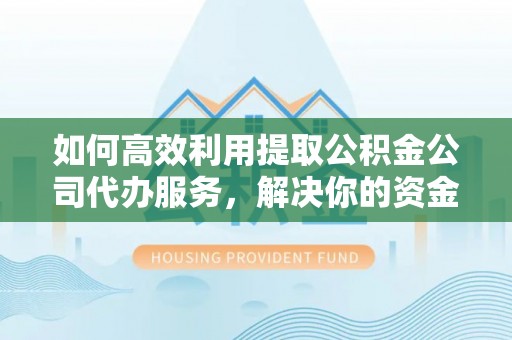 头屋如何高效利用提取公积金公司代办服务，解决你的资金难题